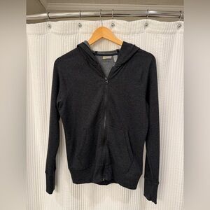 Zella Charcoal Zip-Up Jacket - Size Small, Like New